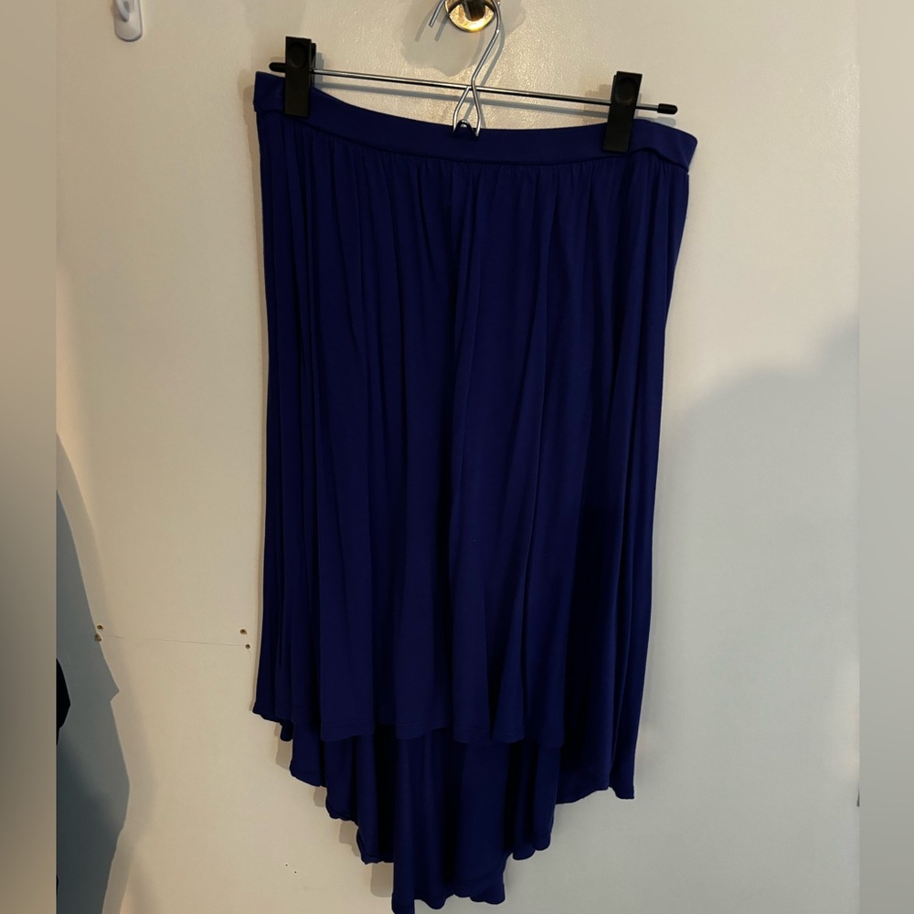 Mossimo high low hem skirt. Cotton.